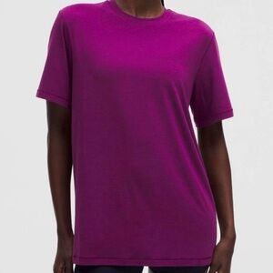NWT Lululemon Jersey Training Short-Sleeve Shirt Chilled Grape Size 6